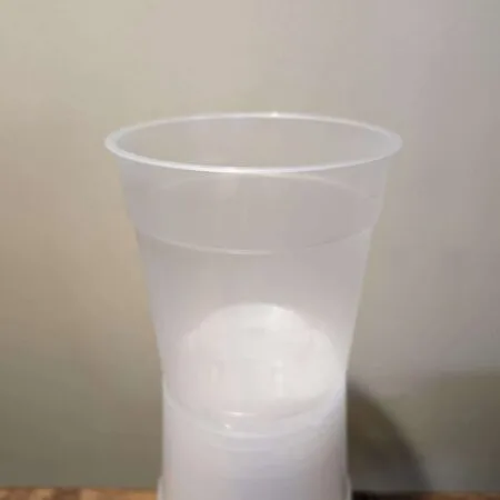 12cm clear orchid pot